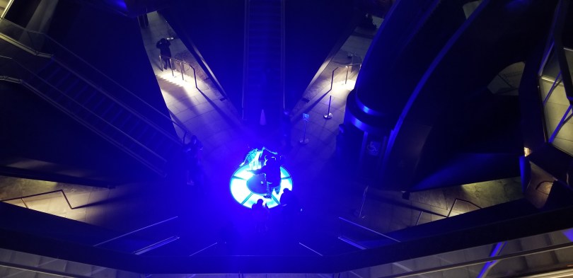 A picture of the blue orb in the middle of the Vessel